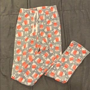 Polar bear pajama pants